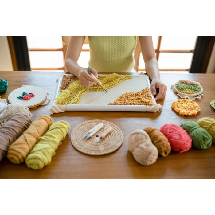 ® Punch Seti Nakış Seti Kasnaklı Kendin Yap Seti Seri 57