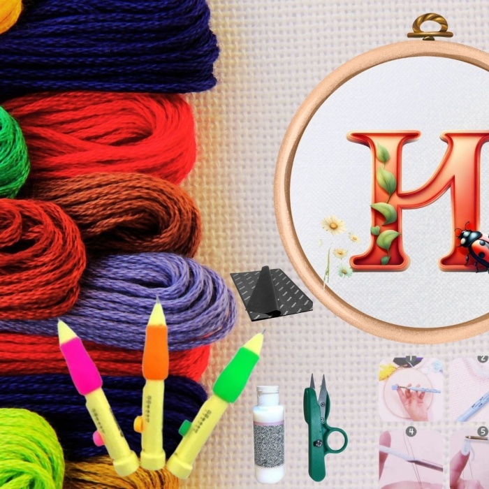 ® Punch Seti Nakış Seti Kasnaklı Kendin Yap Seti Seri 71