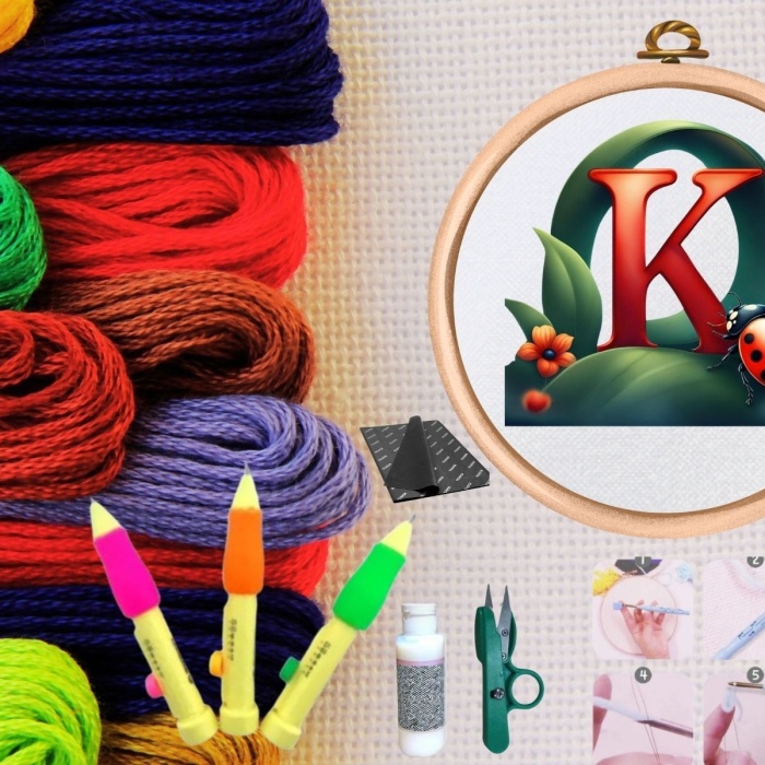 ® Punch Seti Nakış Seti Kasnaklı Kendin Yap Seti Seri 78