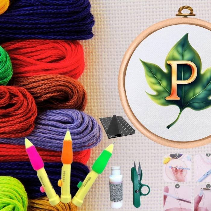 ® Punch Seti Nakış Seti Kasnaklı Kendin Yap Seti Seri 85