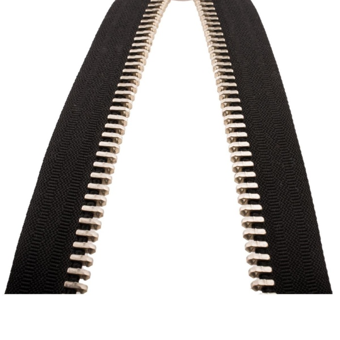 ® Demir Dişli Çanta Fermuarı en 3 cm Siyah