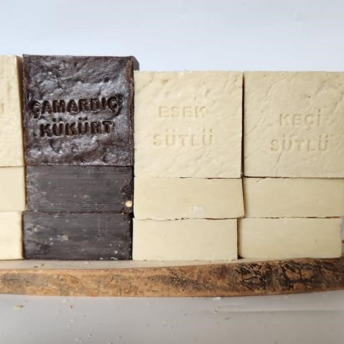 ® Doğal Üretim Sabunu Karışık (Çam Ardıç Kükürt-Bebek-Eşek Sütlü-Keçi Sütlü)16lı Set