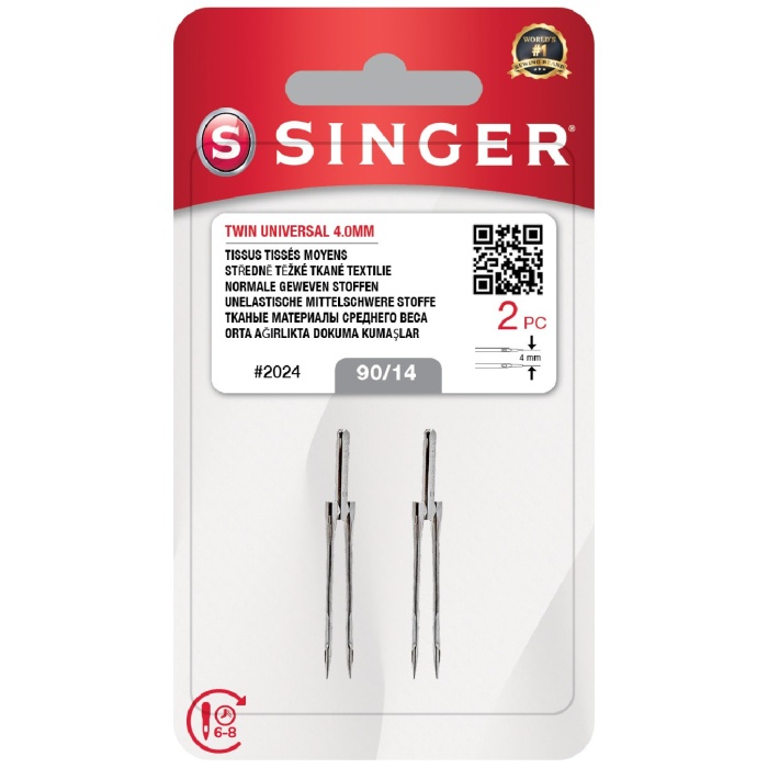 ® Çift İğne 4Mm. (2Li Blister/14 No.)