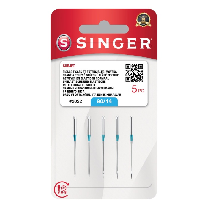 ® Overlok İğnesi 14 Numara (5Li Blıster)