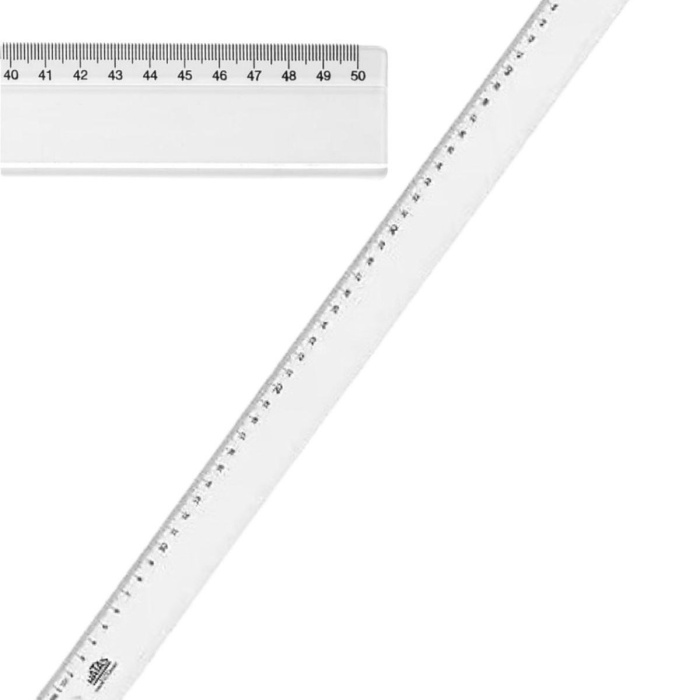 Biyomak® Plastik Cetvel 50 cm