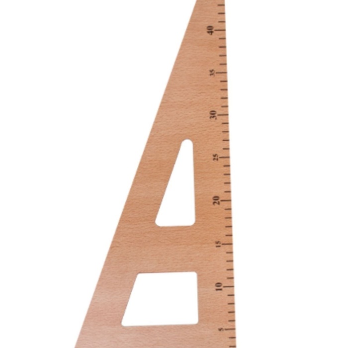 Biyomak® Üçgen Riga Cetvel 45 cm
