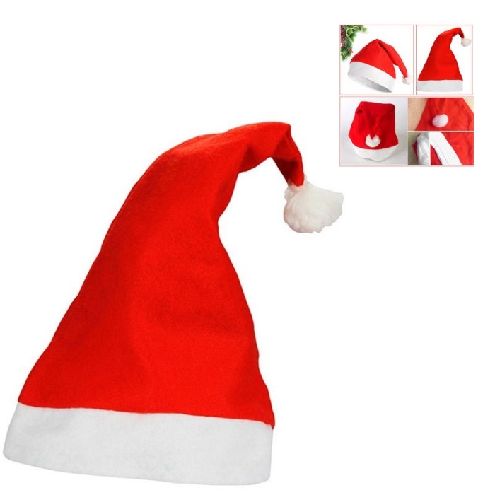 ® Noel Baba Şapkası 3 Adet Set