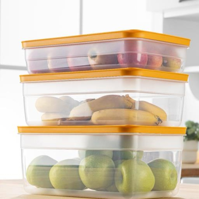 ® Tupper Model - Vakumlu - Mikrodalga Buzluk Saklama Kabı 3,8LT