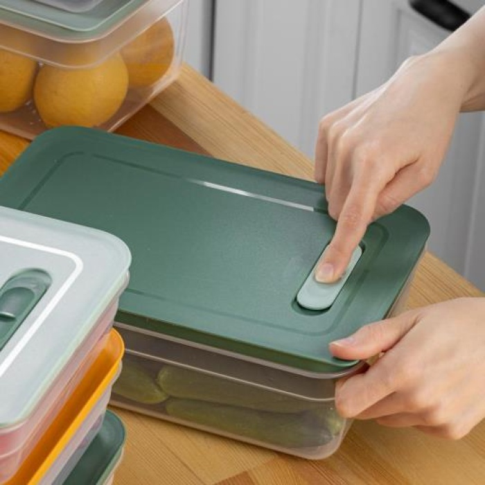 ® Tupper Model - Vakumlu - Mikrodalga Buzluk Saklama Kabı 3,8LT