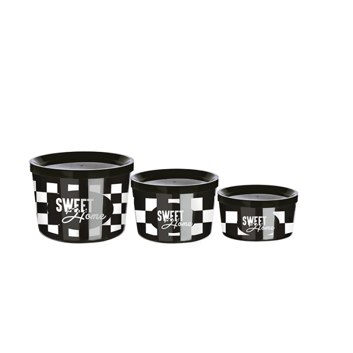 ® Saklama Kabı 3 Boy İç İçe Geçmeli Kolay Saklanır Yer Tutmaz- (360-800-1400ml)