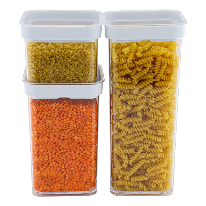 ® Vakumlu Kare Saklama Kabı - 0,50 Litre