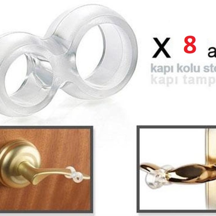 ® Kapı Kolu Stoperi - Kapı Tamponu - 8 Adet