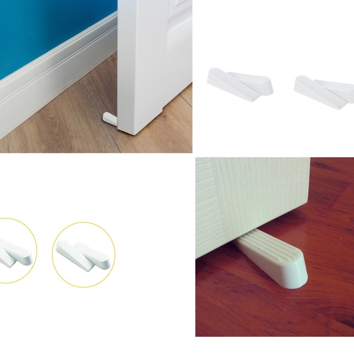 ® Kapı Stoperi - Kapı Altı Stoperi - Beyaz 8 Adet