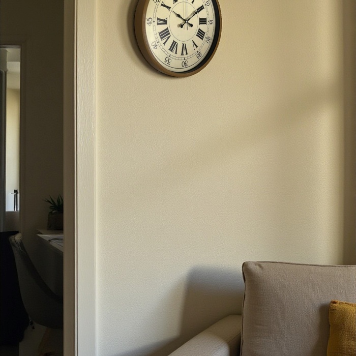 Biyomak® 36 Cm Kahverengi Dekoratif Duvar Saati