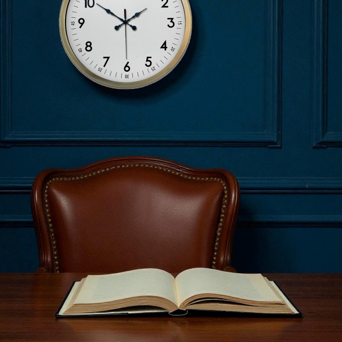 Biyomak® 40 Cm Eskitme Vintage Duvar Saati