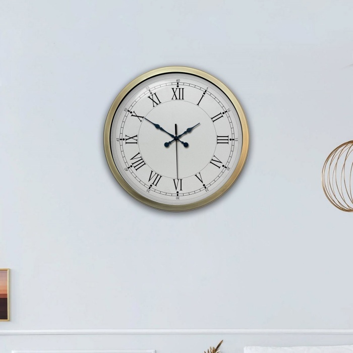 Biyomak® 40 Cm Eskitme Vintage Duvar Saati