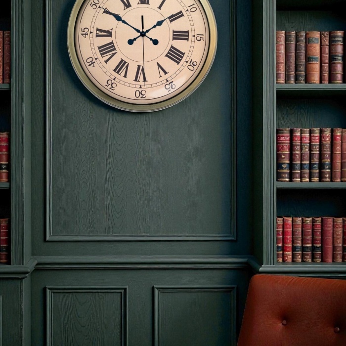 Biyomak® 40 Cm Eskitme Vintage Duvar Saati