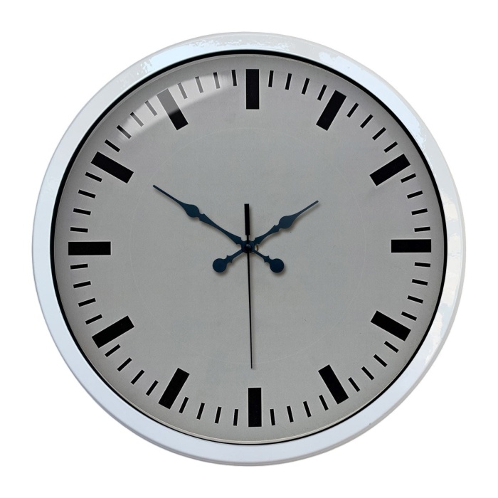 Biyomak® 40 Cm Beyaz Klasik Duvar Saati