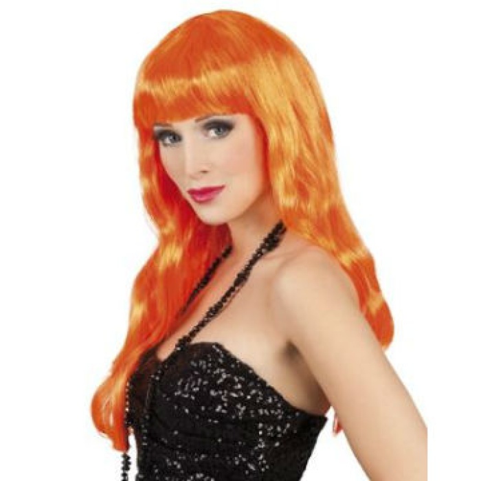 ® Uzun Peruk Saç - Turuncu