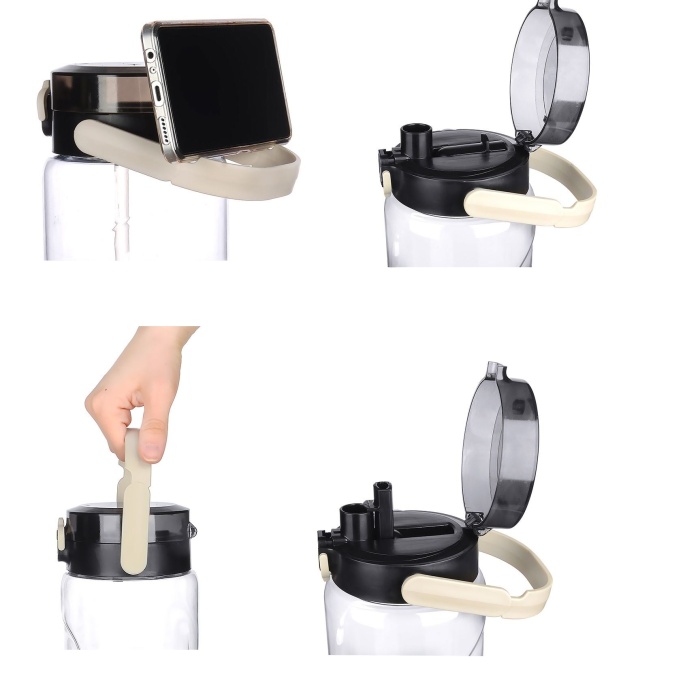 ® Şeffaf Matara - 1500 ml - 50,7 oz - WATERMODE Matara