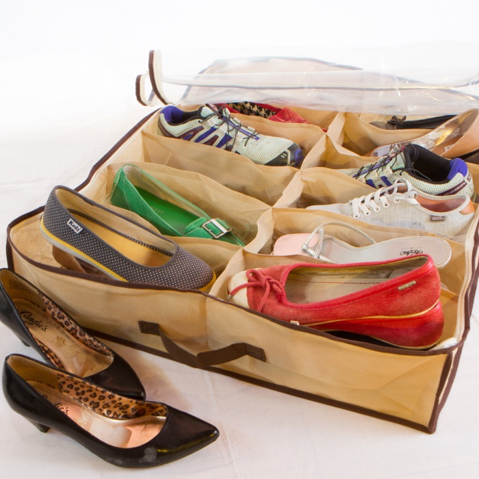 ® Ayakkabı Saklama Çantası 12 Bölmeli Shoes Under