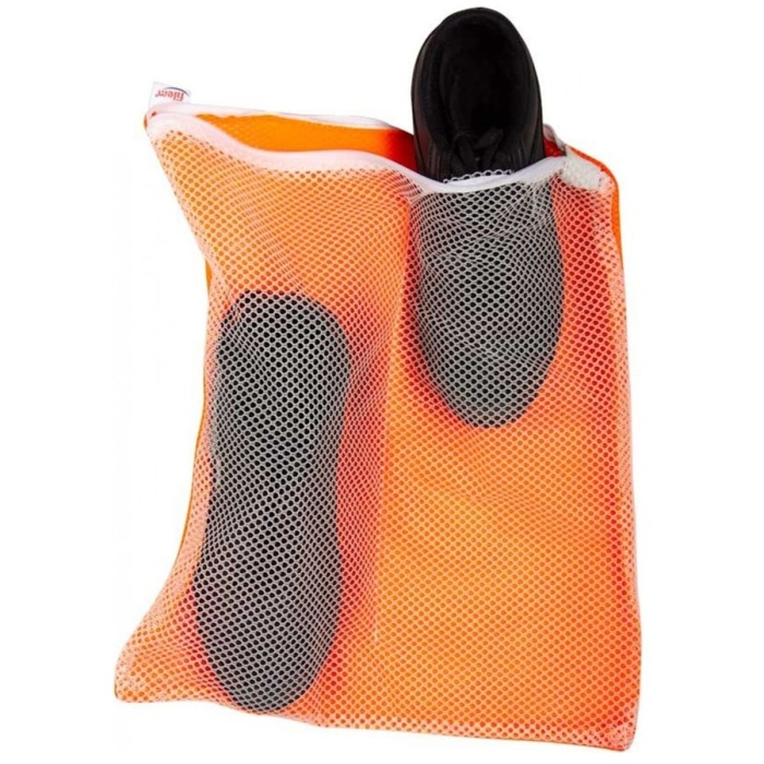 ® Fermuarlı - Hassas Çamaşır Terlik  Ayakkabı Yıkama Filesi Büyük Boy