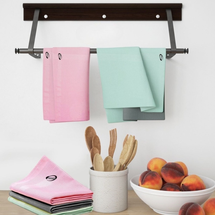 ® İz Bırakmayan Mikrofiber Temizlik Bezi 3lü Set Cam ve Ayna Silme Toz Alma Temizlik Bezi