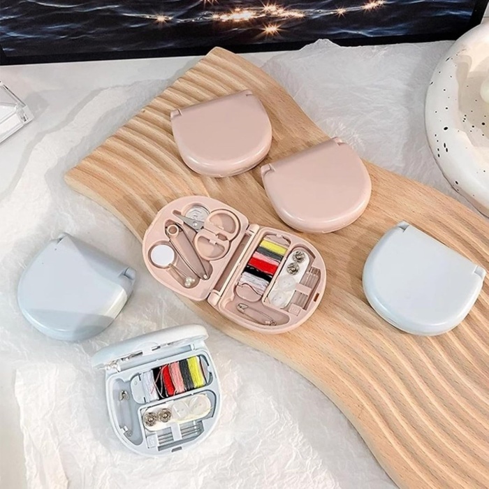 ® Çok Fonksiyonlu Mini Çanta Boy Seyahat Tipi Dikiş Seti