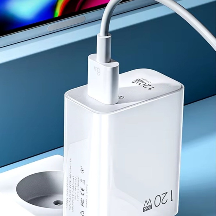 ® 120W USB Hızlı Type C Uçlu Kablolu Şarj Aleti