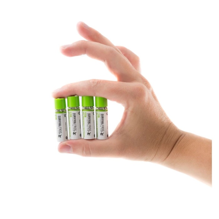 Biyomak® USB Şarjlı 1450mAh AA 1.2V Lityum Kalem Pil – 4lü Set, Tekrar Şarj Edilebilir Uzun Ömürlü Dönüştürülebilir Batarya