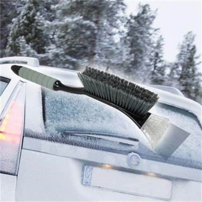 ® Araç Camı Kar Süpürgesi Buz Kazıyıcı ve Kar Temizleme Fırçası