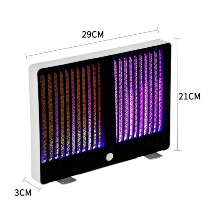 Biyomak® Sivrisinek Öldürücü Lamba Şarjlı Sivrisinek Kovucu Sessiz ve Güçlü Sivrisinek Tuzağı UV Işıklı Sinek Kıran WD023