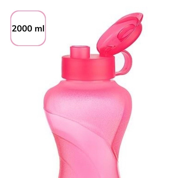Biyomak® 2000ML Kapasiteli Sporcu Tipi Suluk Pratik El Matarası TP-487