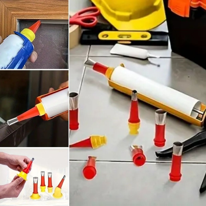 Biyomak®30 Parça Silikon Kalafat Mastik Alet Seti Mastik Ucu