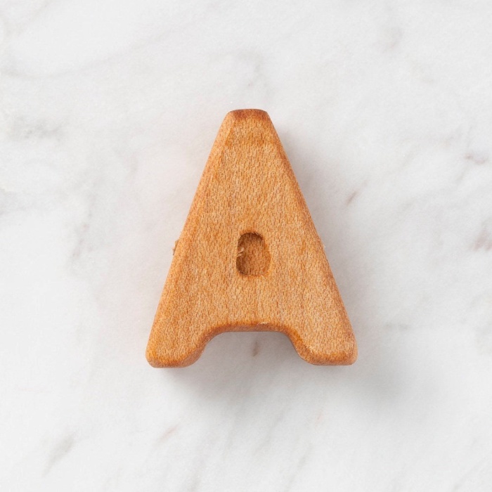 ® Hobi Baby Organik Ahşap Harf - A