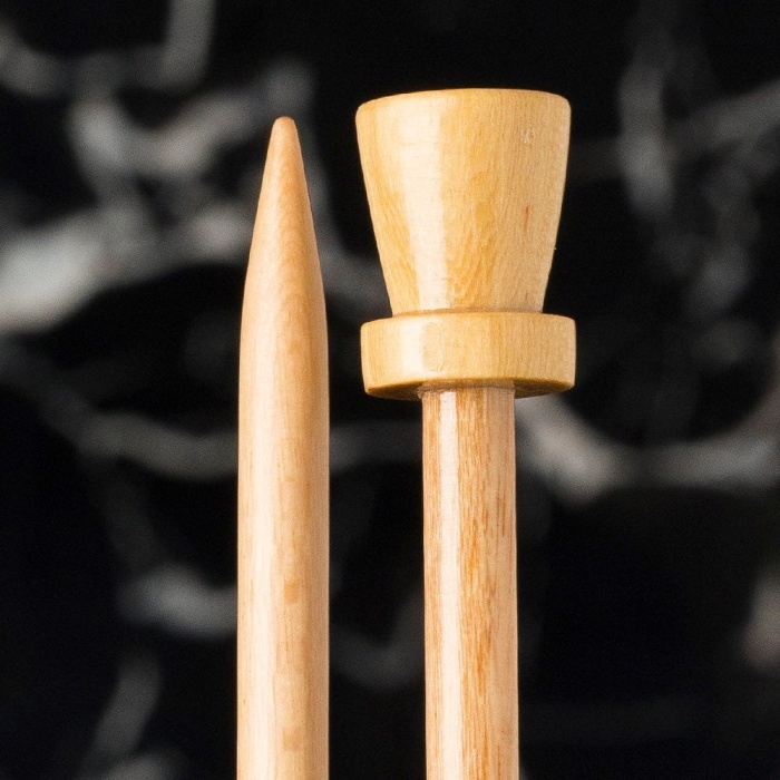 ® La Mia Whitewood 6 mm 36 cm Ahşap Örgü Şişi