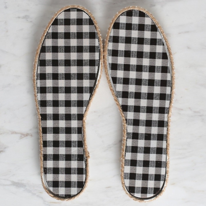 Biyomak® Loren Dar Hasır Espadril / Ayakkabı Tabanı 36 Numa