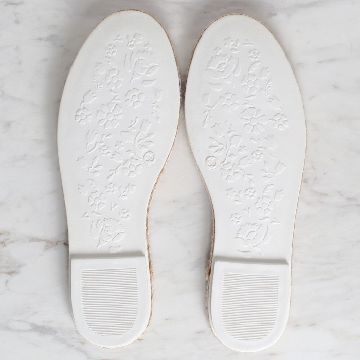 Biyomak® Loren Dar Hasır Espadril / Ayakkabı Tabanı 36 Numa