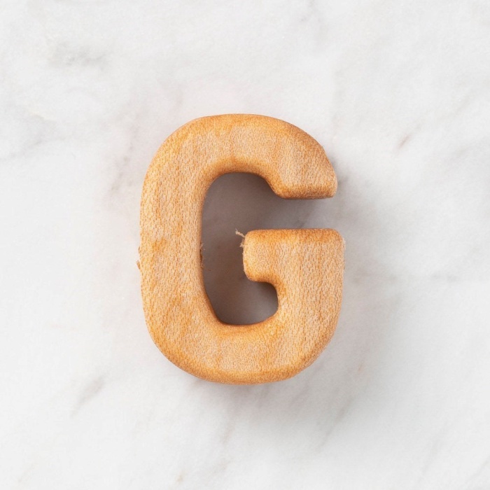 ® Hobi Baby Organik Ahşap Harf - G
