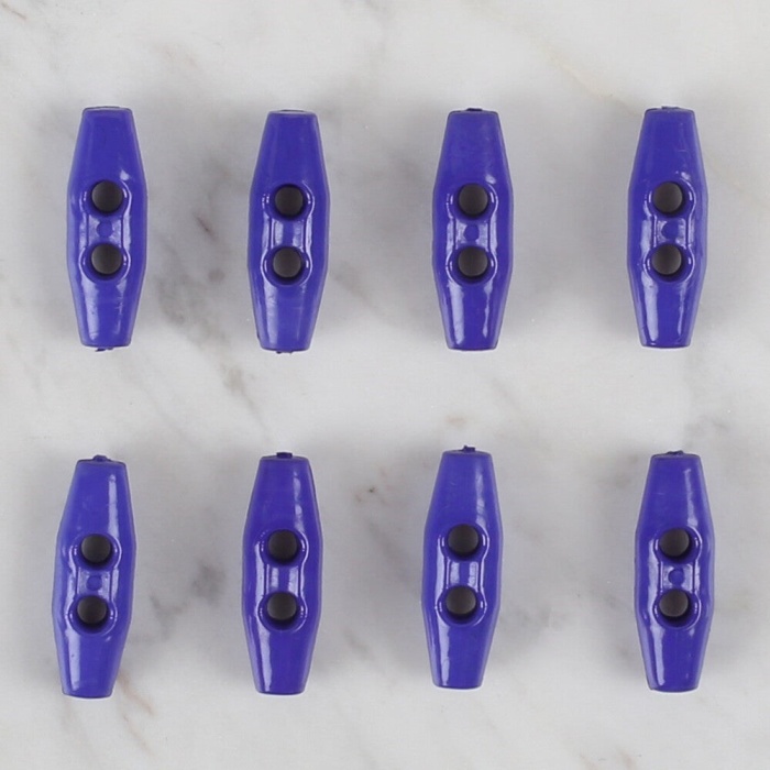 ® Loren Crafts saks mavi 8 li çoban düğme - 105