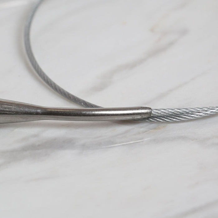 ® Loren Crafts 7 mm Çelik Misinalı Şiş 60 cm