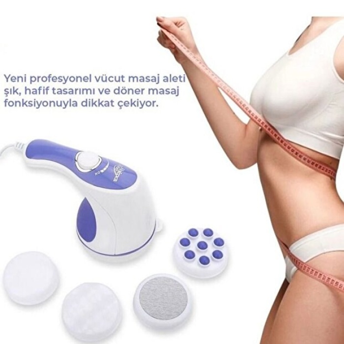 Biyomak® sonx Super Tone Çok Fonksiyonlu 5 Başlıklı Masaj Aleti