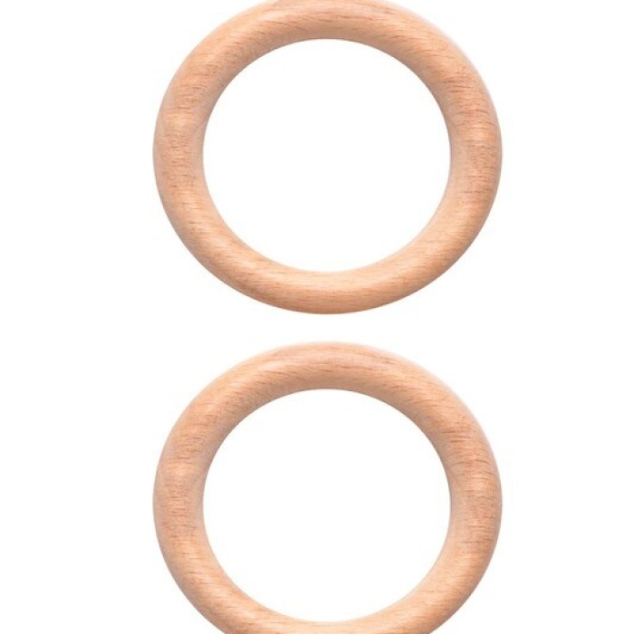 ® Amigurimi Ahşap Halka 7 cm 2li