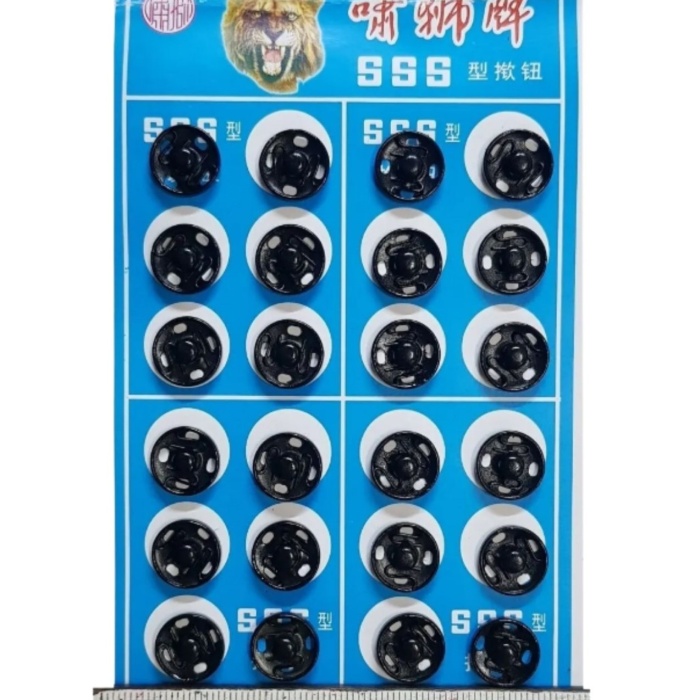 ® Çıt Çıt Model 2 Numara Siyah 24lü