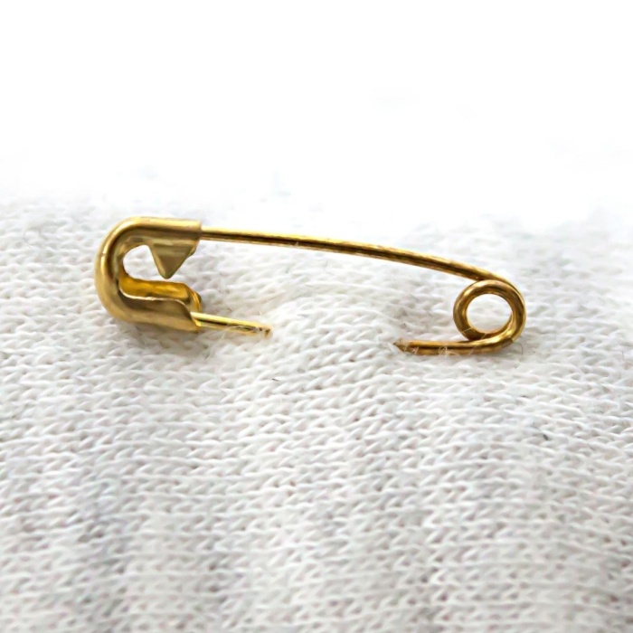 ® Çengelli İğne 3 cm Altın Renk 50 Adet