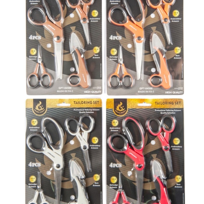 Biyomak® Makas Seti Dörtlü (Renk Stok Durumuna Göre)