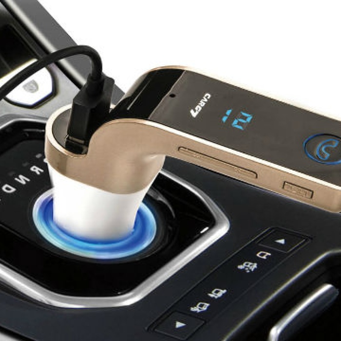 ® Carg7 Bluetooth Araç FM Transmitter Usb Girişli