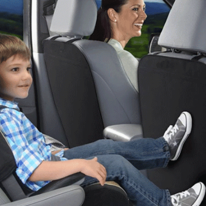 ® Araba Koltuk Arkası Koruyucu 2 li Kılıf - Siyah