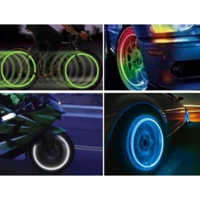 ® Yeni Ürün Kurukafa Şeklinde Işıklı Sibop Kapağı (2 Adet)