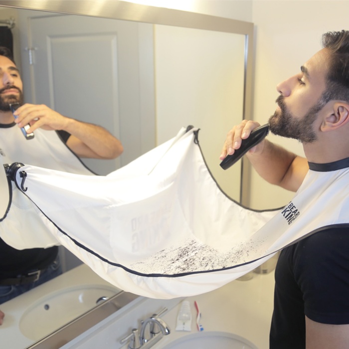 ® Pratik Sakal Kesme Örtüsü - Beyaz